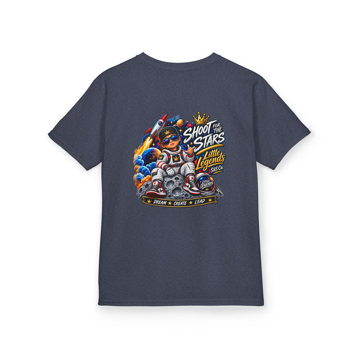 "Shoot for the Stars" Adventure Rocket Graphic