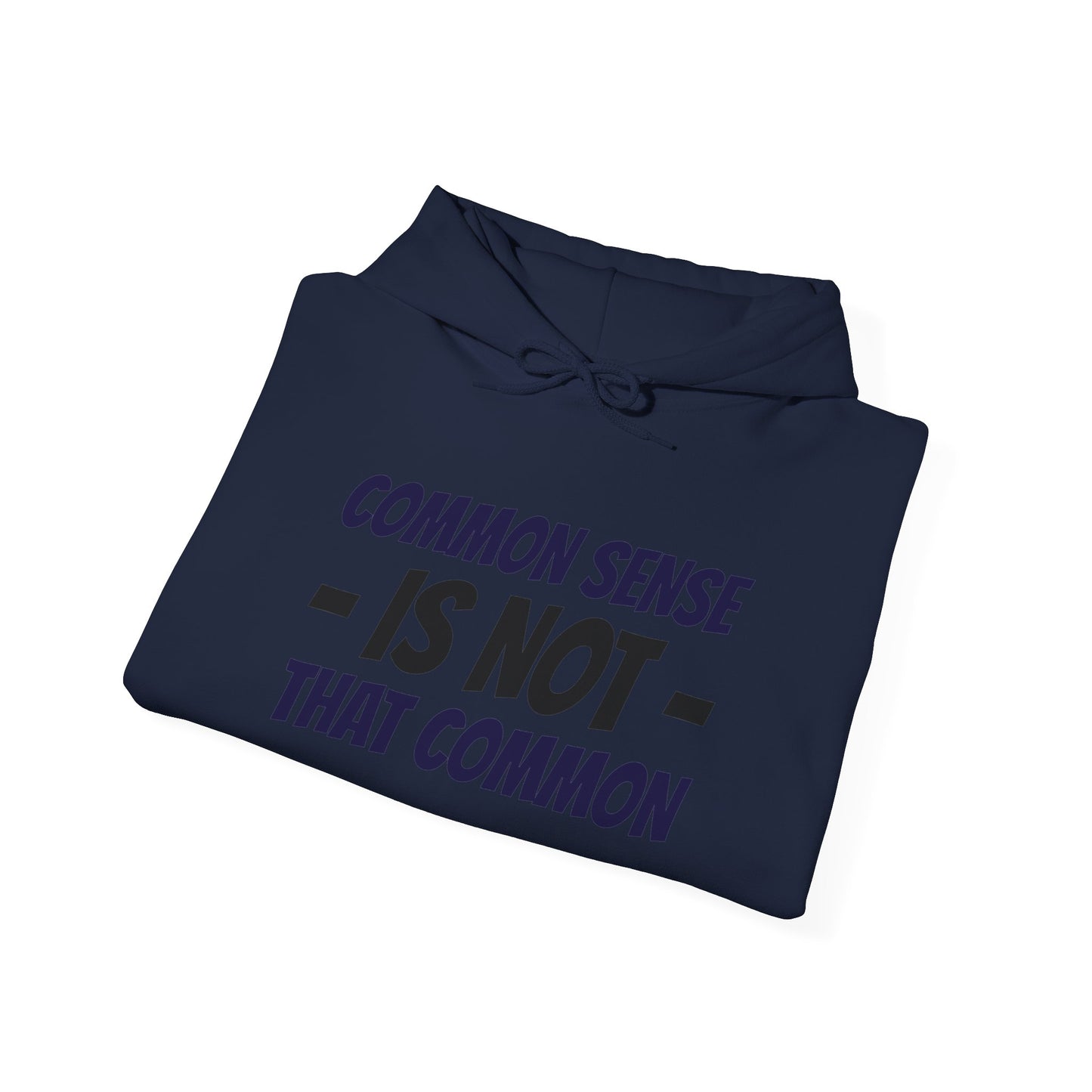 Common Sense Is Not That Common Hoodie — Funny Quote Pullover