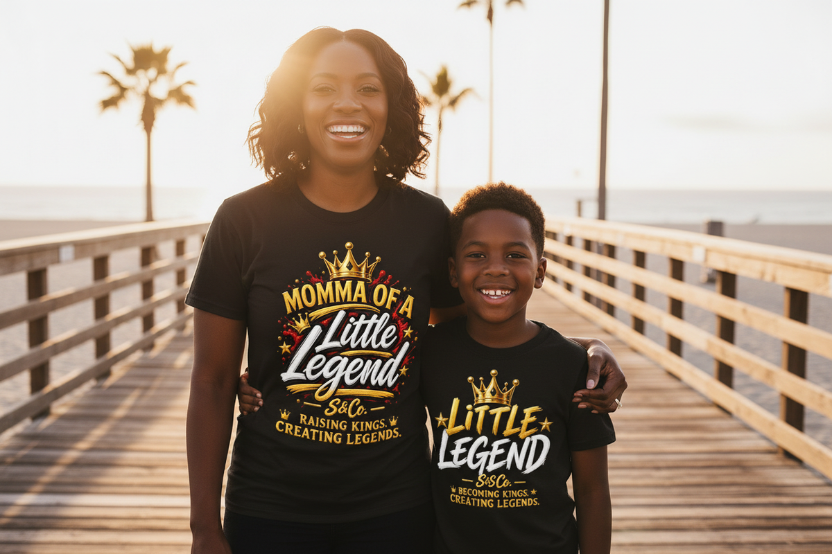 Momma & Little Legends - Two Different Shirts