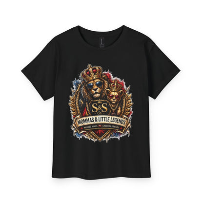 Youth Tee — “Mommas & Little Legends” Lion Crest Kids T‑Shirt