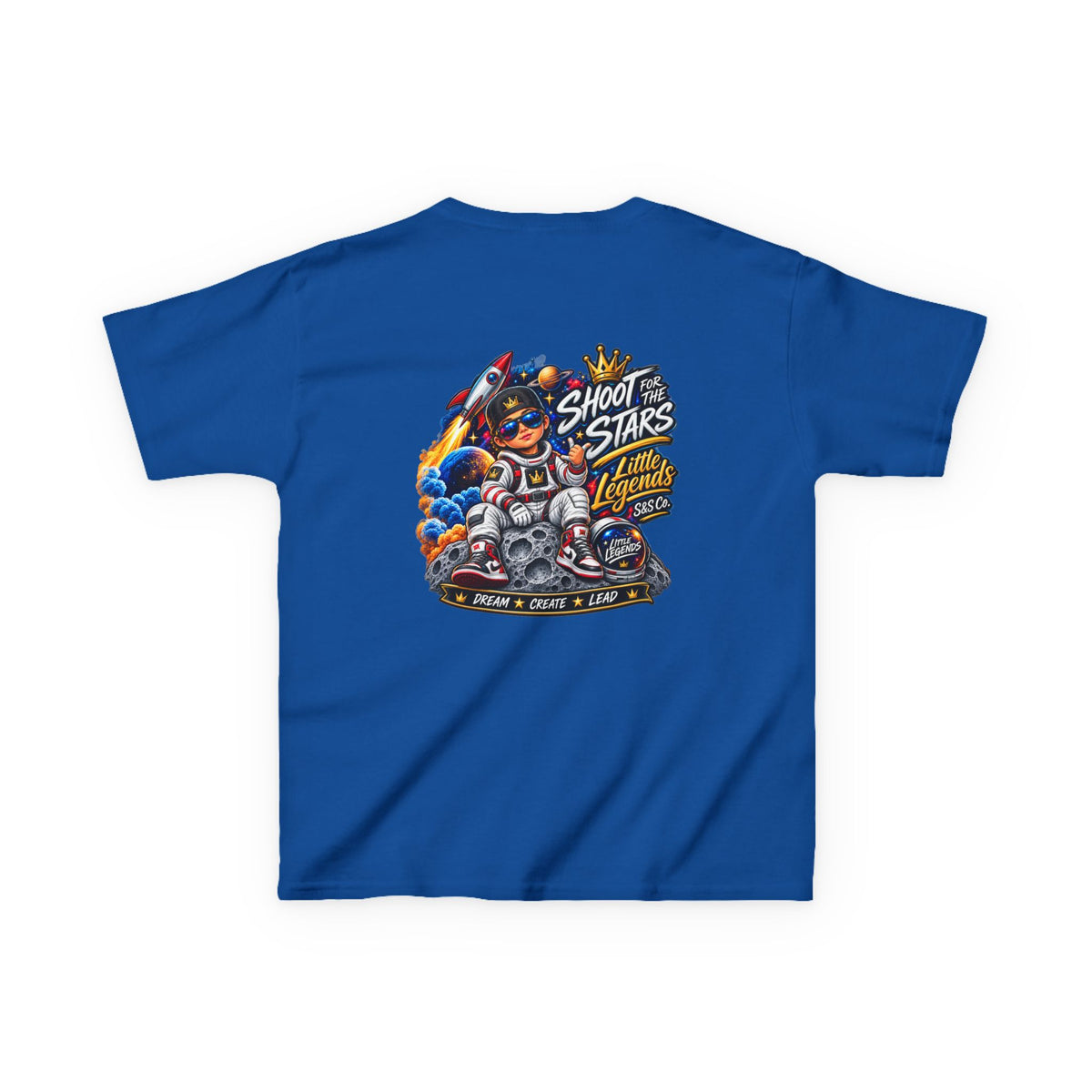 "Shoot for the Stars" Adventure Rocket Graphic
