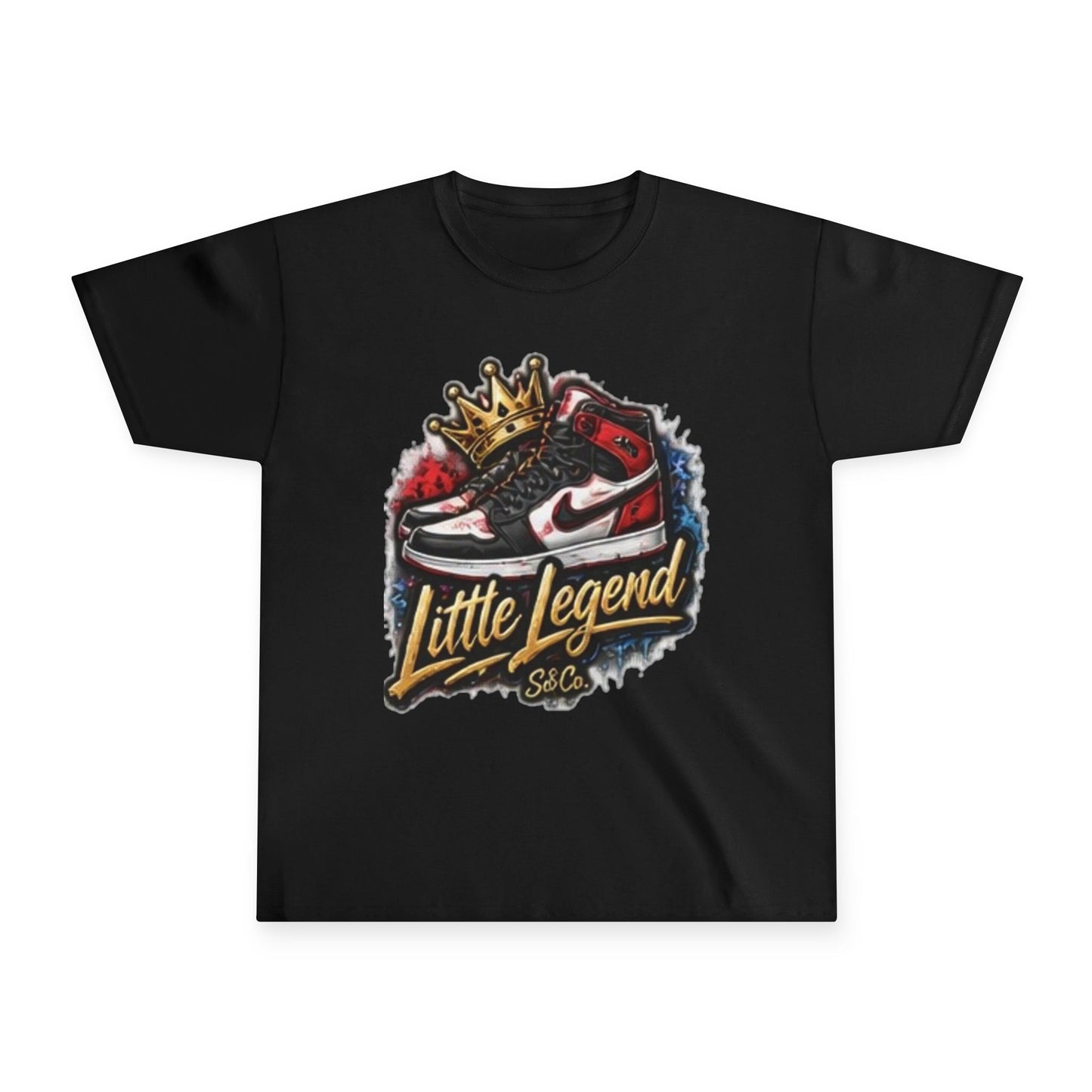 Little Legend Kids Tee – Crowned Sneaker Graphic Youth T-Shirt