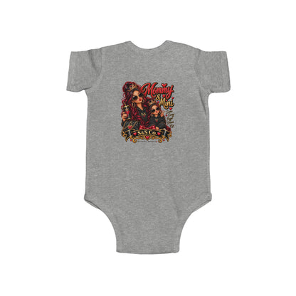 Mama & Mini Matching Baby Bodysuit — Mommy and Mini Sisters Graphic Onesie