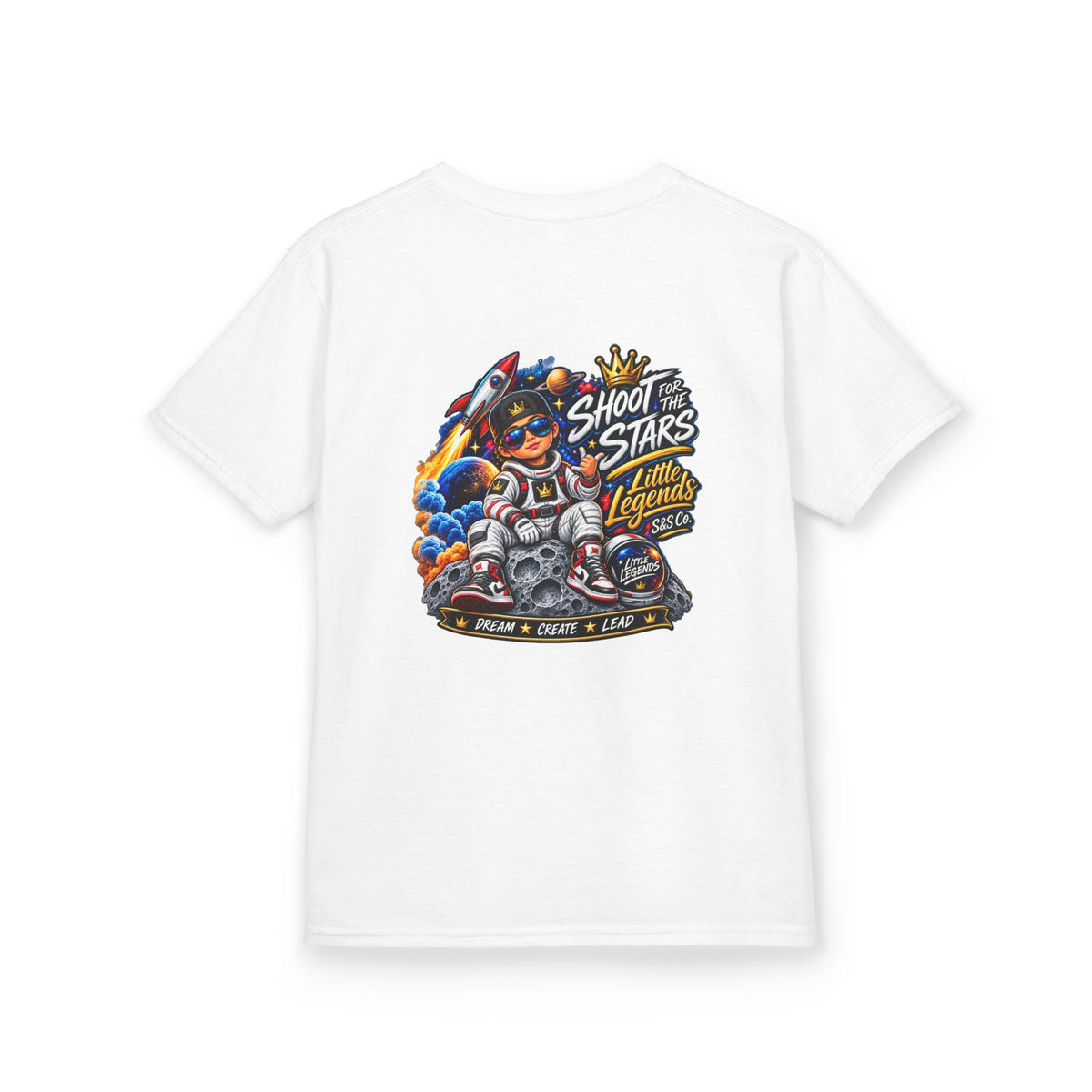 "Shoot for the Stars" Adventure Rocket Graphic