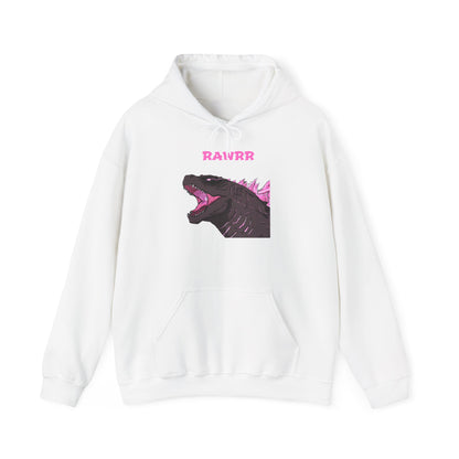 Godzilla Roar Hoodie — Retro Neon Kaiju Sweatshirt