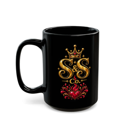 S&S Co. Gold&Pink Coffee Cup (11oz/15oz)