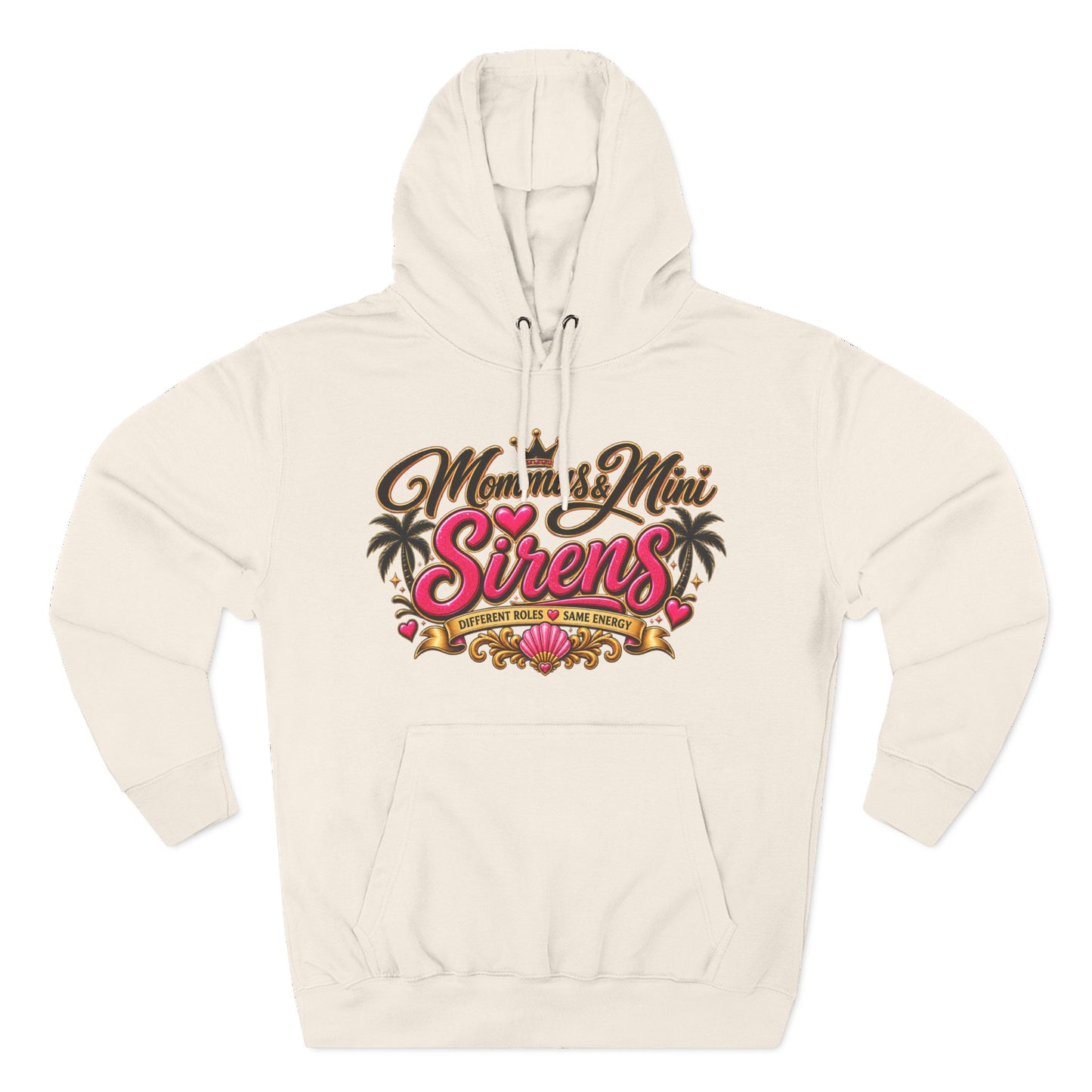 Mom and Mini Sirens Hoodie — Matching Mother-Daughter Graphic Pullover