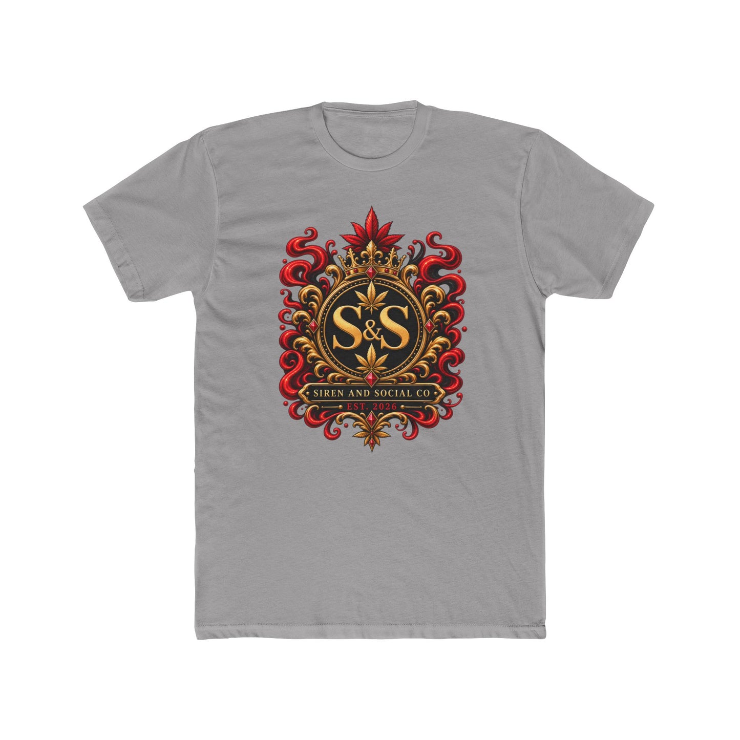S&S Ornate Crest Tee — Vintage Heraldic Logo T-Shirt