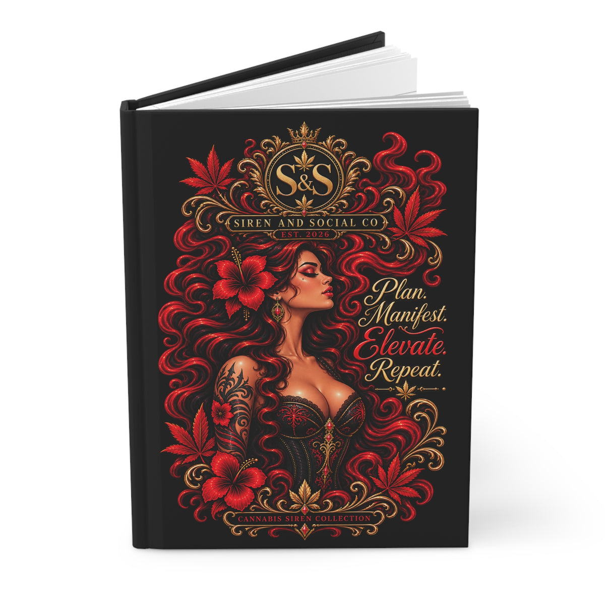 Copy of Siren Collection Hardcover Journal — Lined Matte Notebook