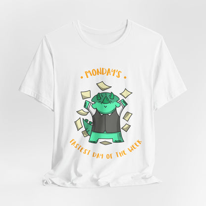 Monday Money Monster T-Shirt — “Mondays: Busiest Day of the Week” Graphic Tee