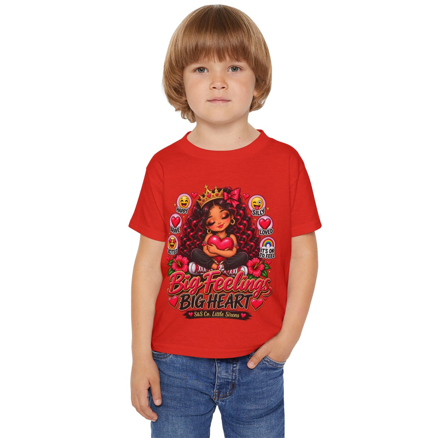 Big feelings Big Heart Toddler T-shirt