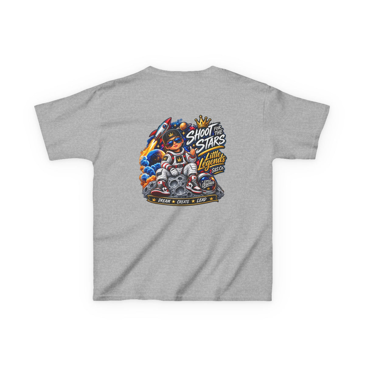 "Shoot for the Stars" Adventure Rocket Graphic