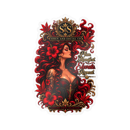 Kiss-Cut Vinyl Decal — Siren Cannabis collection with Logo
