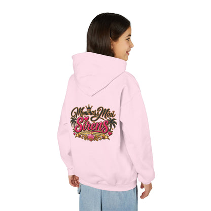 Youth Hoodie — "Mini Siren Energy" Graphic Pullover (Momma’s Mini Sirens)