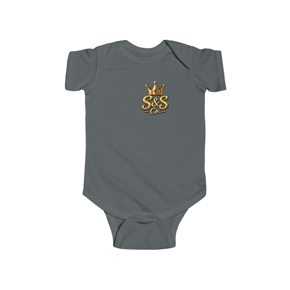 "Little Legend" Crowned Graphic – Newborn Infant Onesie