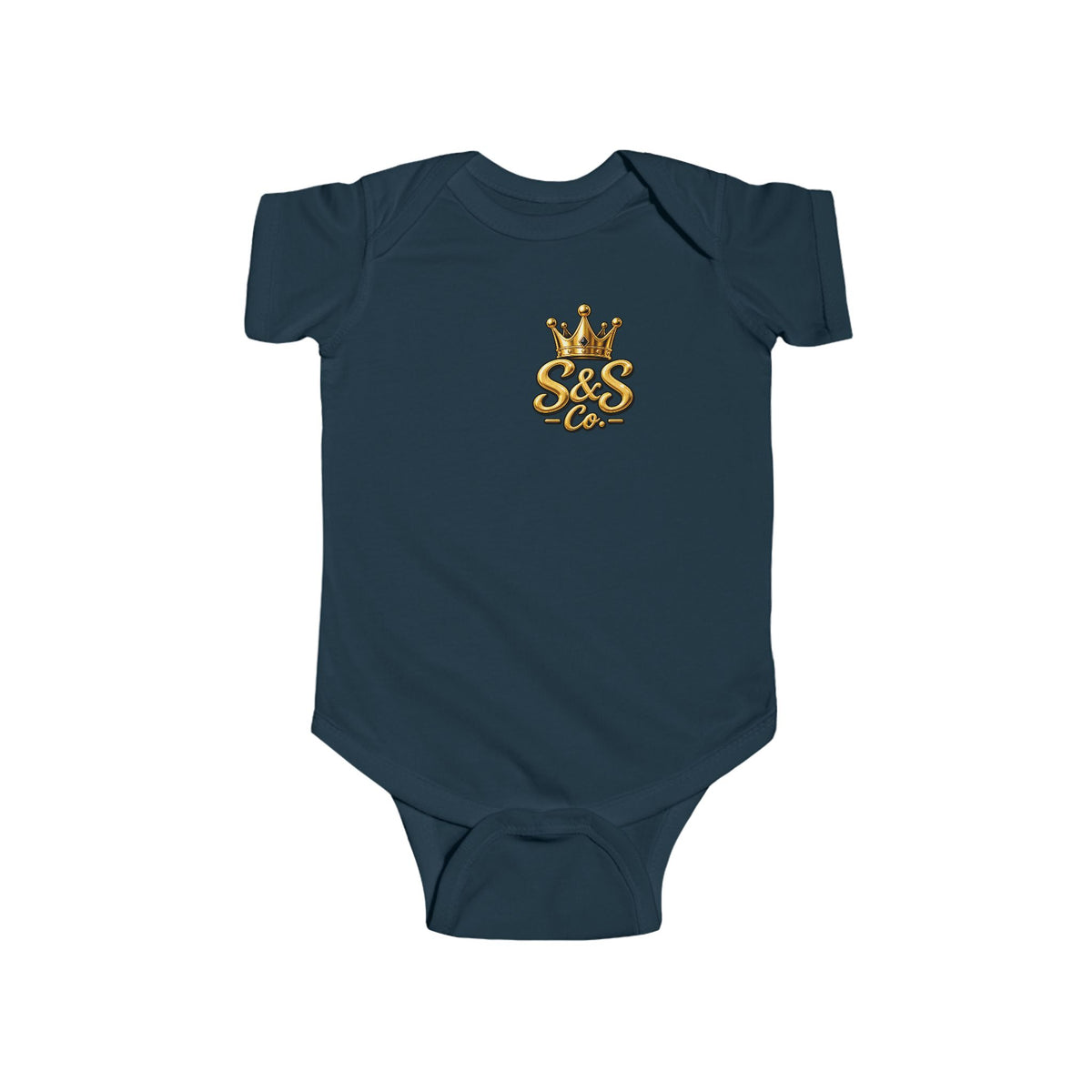 "Little Legend" Crowned Graphic – Newborn Infant Onesie