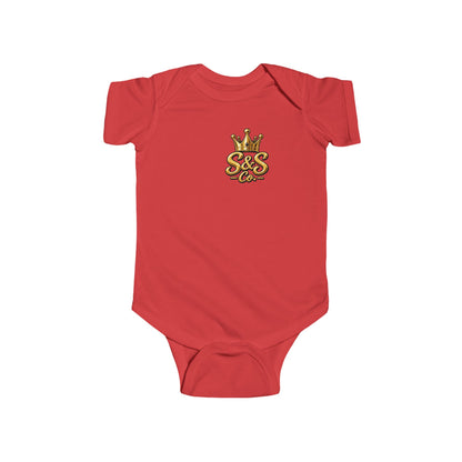 "Little Legend" Crowned Graphic – Newborn Infant Onesie