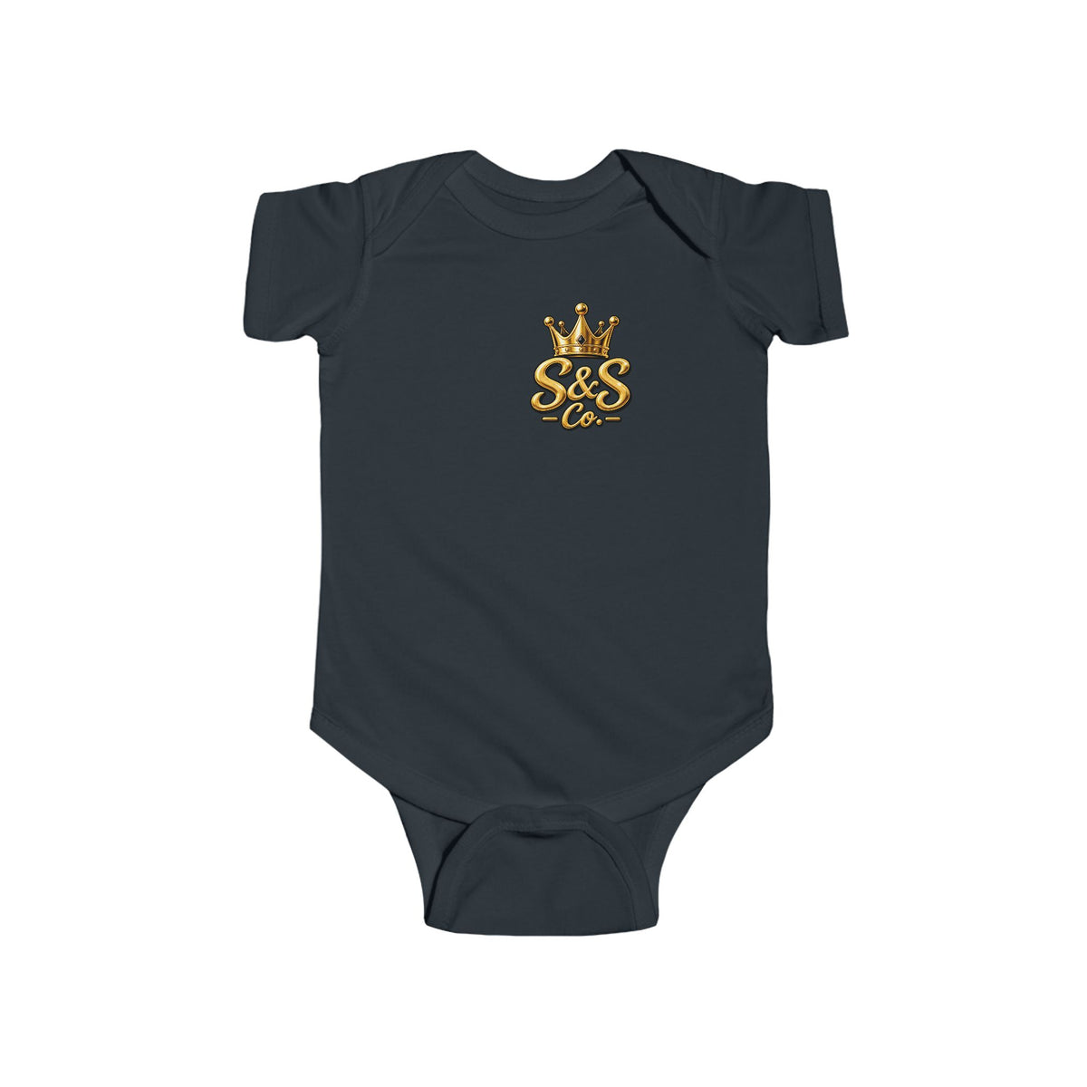 "Little Legend" Crowned Graphic – Newborn Infant Onesie