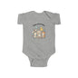 Infant Bodysuit — "Happy 1/2 Birthday" Cute Animal Half-Birthday Onesie