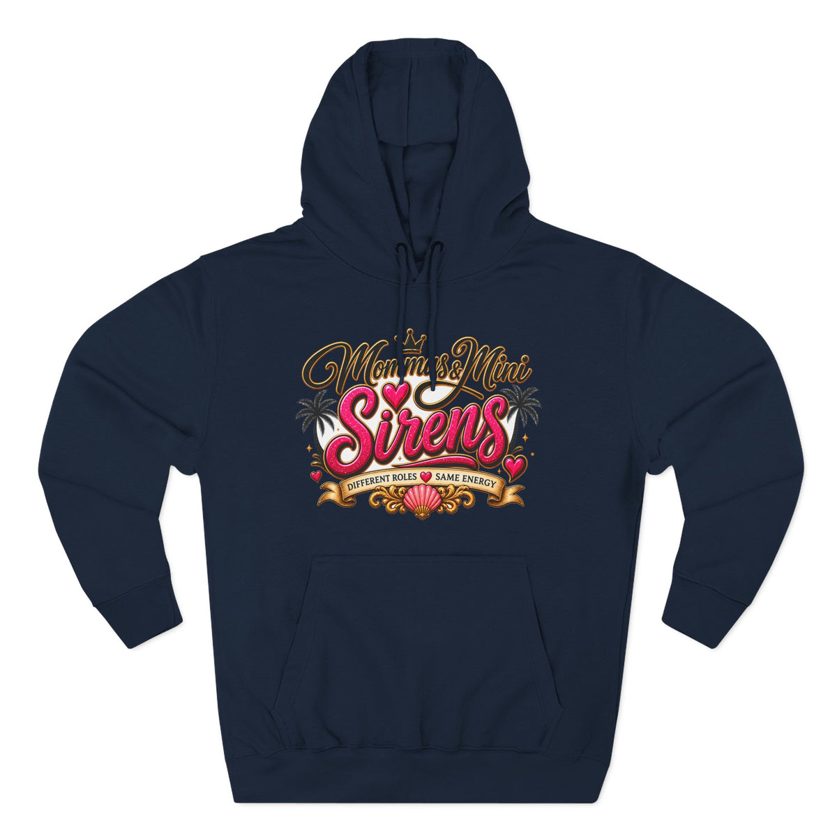 Mom and Mini Sirens Hoodie — Matching Mother-Daughter Graphic Pullover