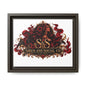 Siren & Social Co. Framed Matte Canvas Art — Red Siren Logo Wall Decor