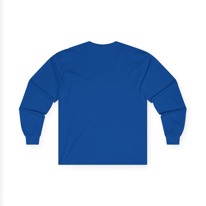 Heraldic Crest Long Sleeve Tee — 'Skin and Skull Co.' Gothic Emblem