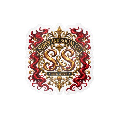 Siren and Social Co Logo Kiss-Cut Vinyl Decals