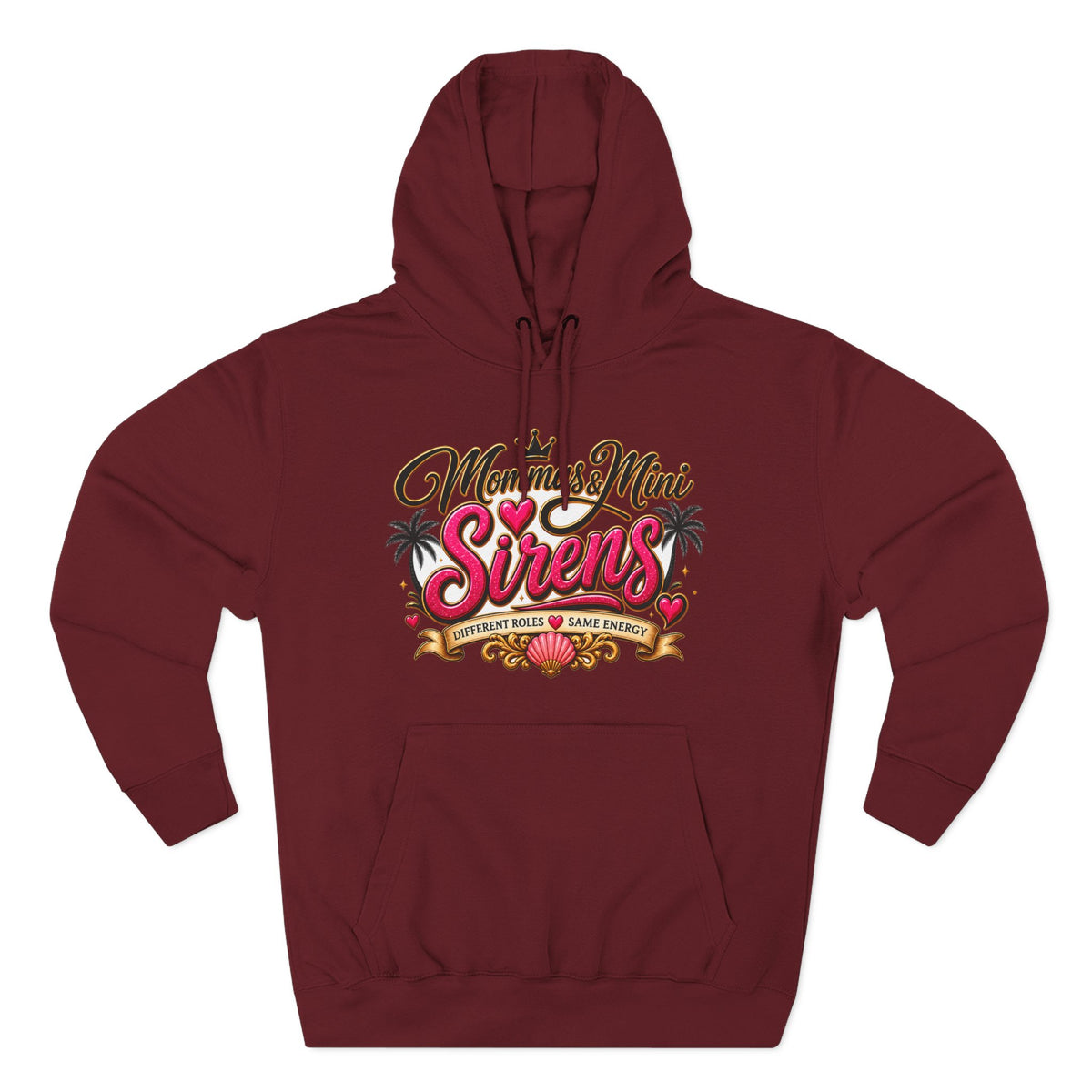 Mom and Mini Sirens Hoodie — Matching Mother-Daughter Graphic Pullover