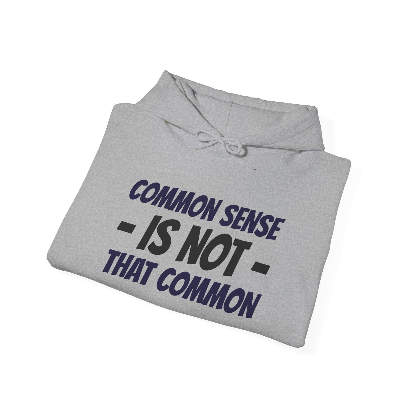 Common Sense Is Not That Common Hoodie – Funny Statement Pullover