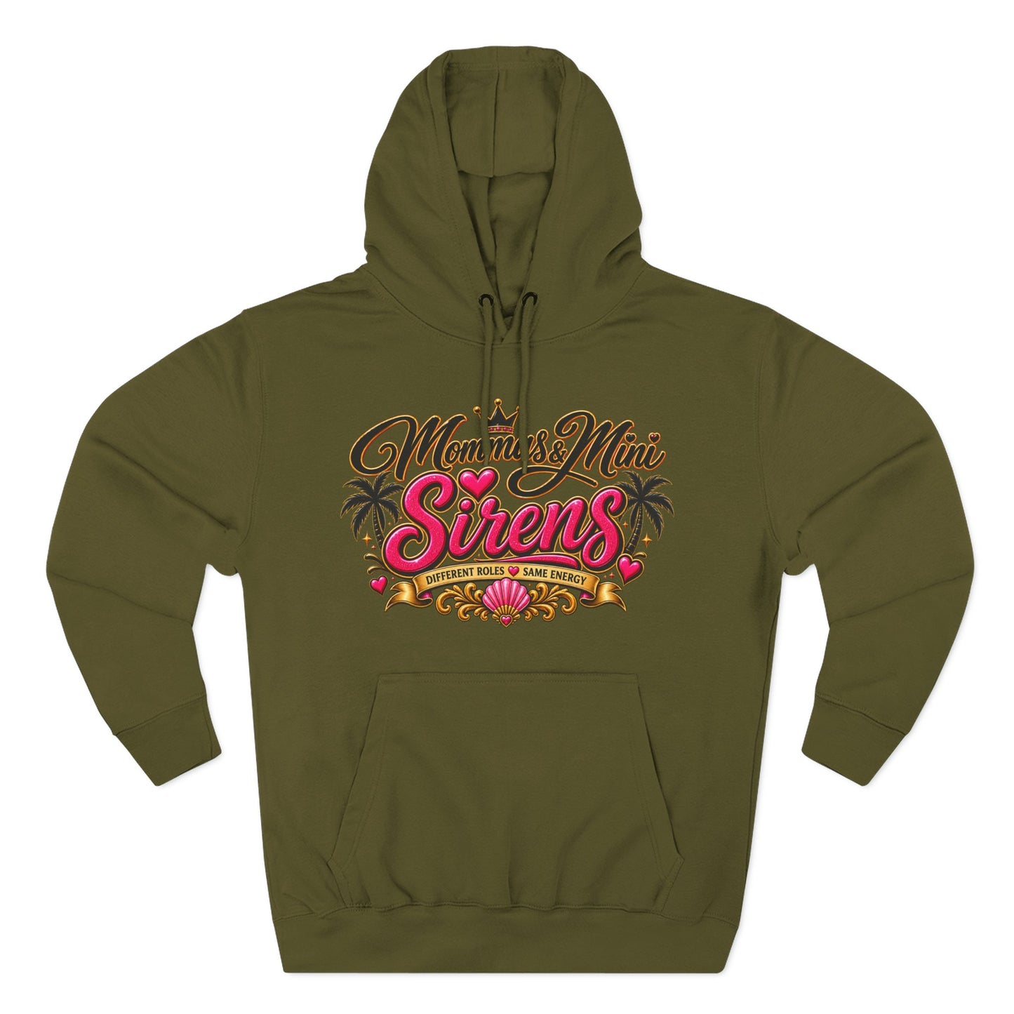 Mom and Mini Sirens Hoodie — Matching Mother-Daughter Graphic Pullover