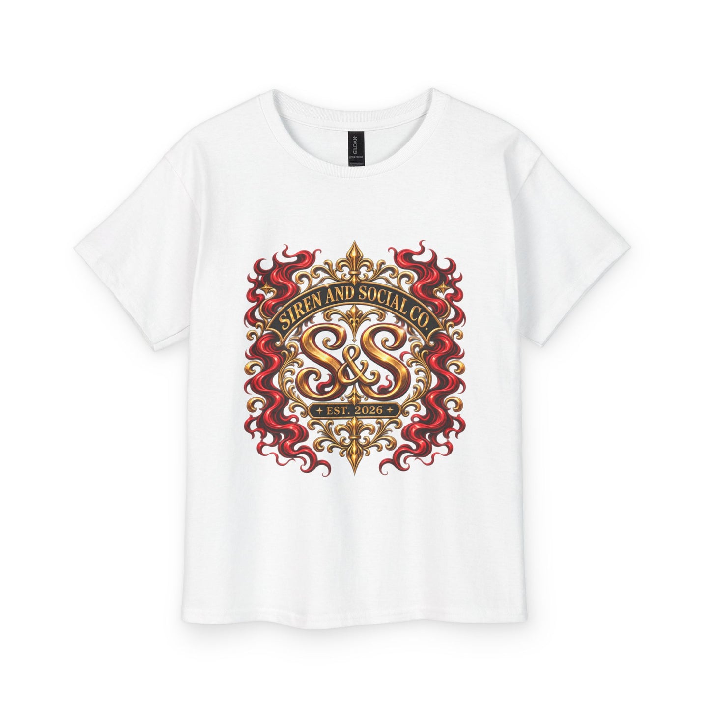 Siren and Social Co Logo Tee