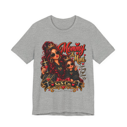 S&SCo Mommy & Mini red Graphic Tee — Matching Mother Daughter Shirt