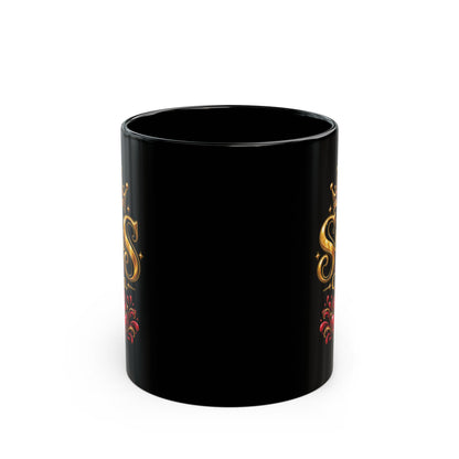 S&S Co. Gold&Pink Crown Coffee Cup (11oz/15oz)