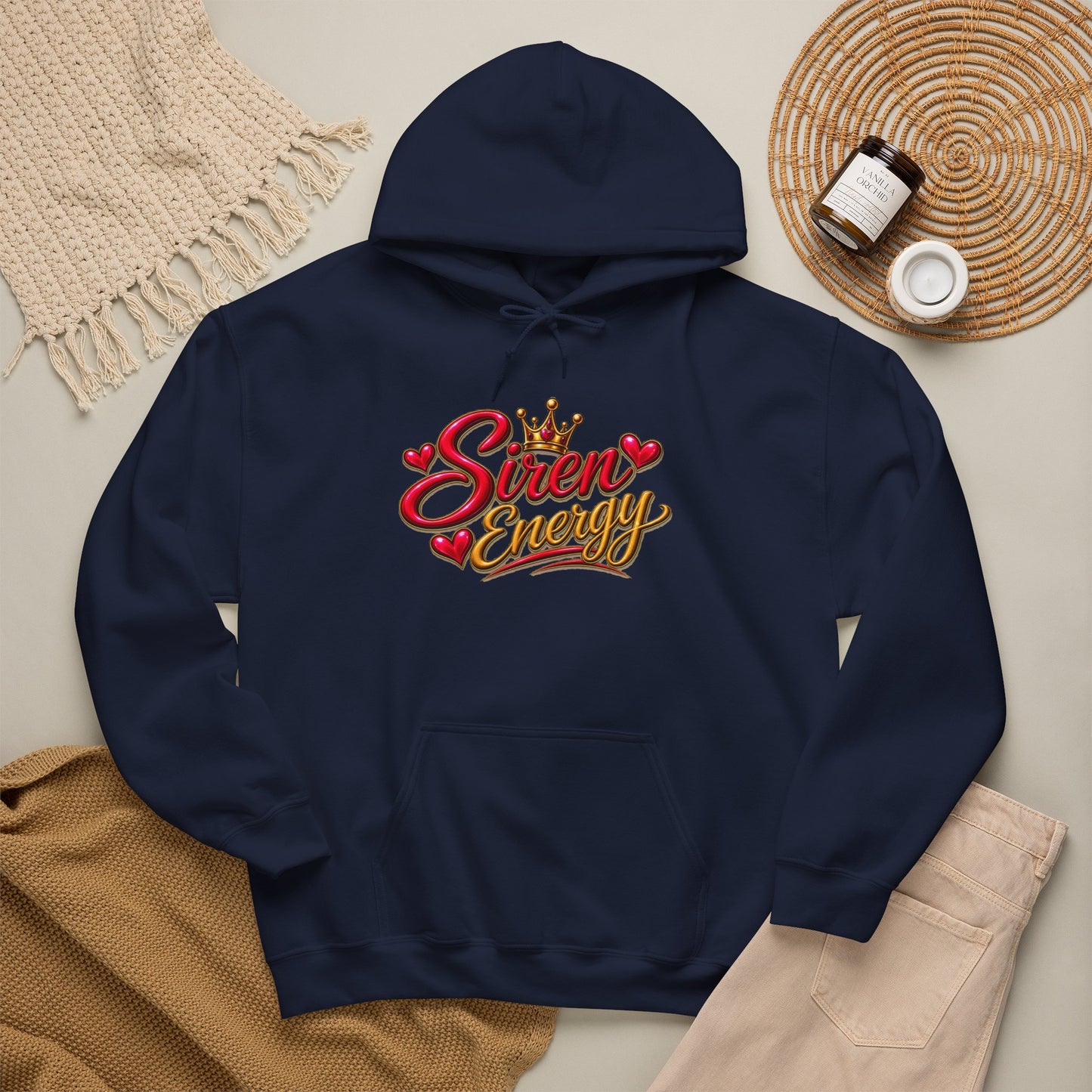 Siren Energy Hoodie — “Mamas & Mini Sirens” Tropical Matching Hoodie