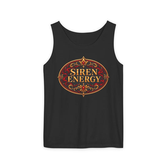 Siren Energy Tank Top — Siren Energy Emblem Graphic Tank