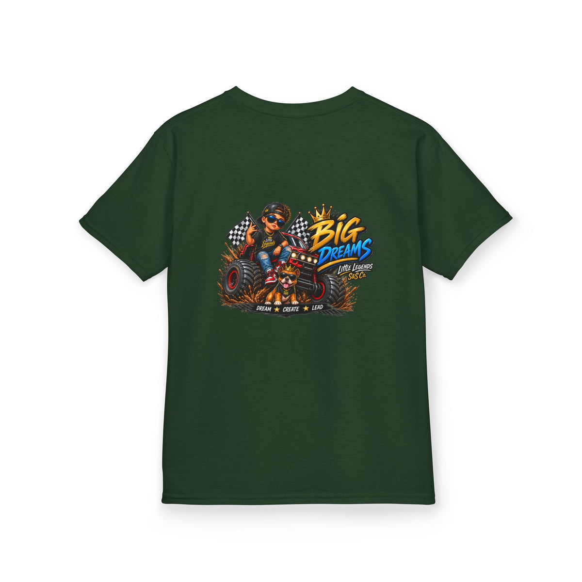 'Big Dreams' Racecar Rider Graphic Shirt