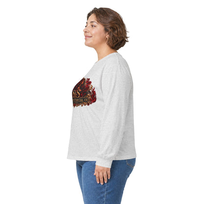 Long Sleeve Tee — 'She Is Not Silent' Afro Hair Graphic