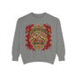 Siren & Social Co. Crewneck Sweatshirt — Vintage Gold & Red Crest