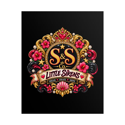 Rolled Poster — Little Sirens Decorative Crest Art Print