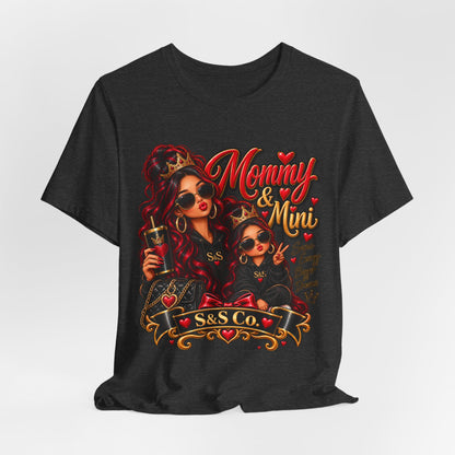 S&SCo Mommy & Mini red Graphic Tee — Matching Mother Daughter Shirt