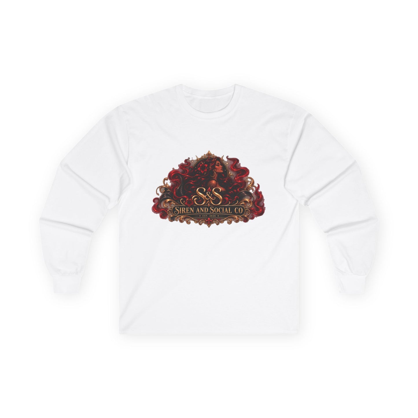 Long Sleeve Tee — 'She Is Not Silent' Afro Hair Graphic