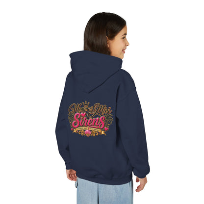 Youth Hoodie — "Mini Siren Energy" Graphic Pullover (Momma’s Mini Sirens)