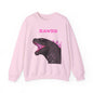 Godzilla 'RAWRR' Graphic Sweatshirt – Pink Neon Monster Crewneck