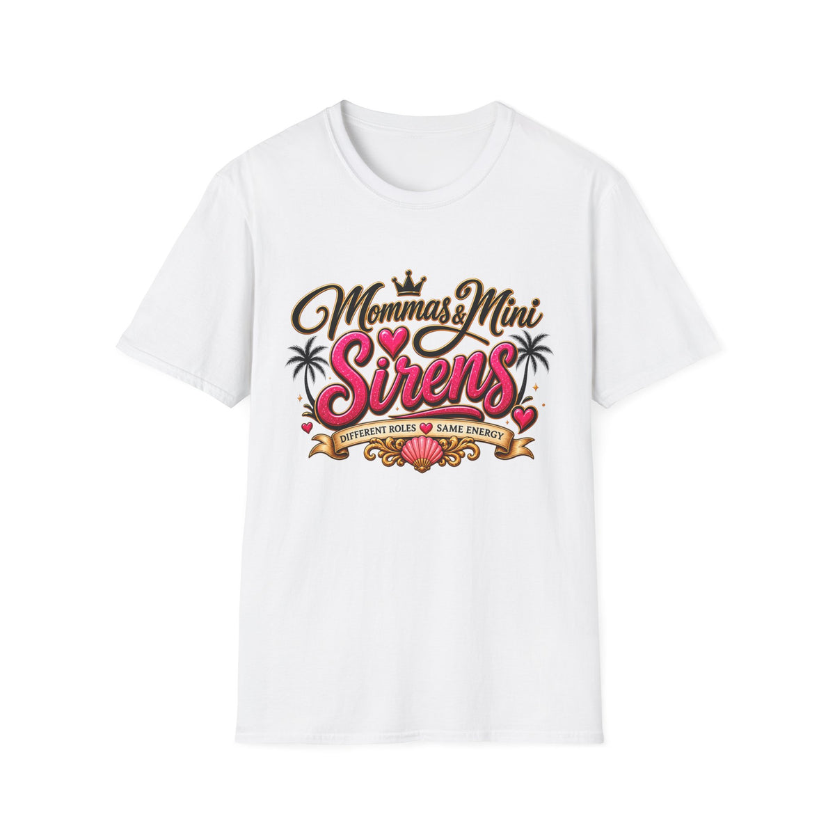 Mommas & Mini Sirens T-Shirt — Matching Mommy Daughter Beach Tee