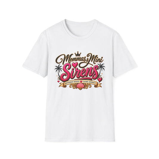 Mommas & Mini Sirens T-Shirt — Matching Mommy Daughter Beach Tee