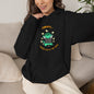 Money Monster Hoodie — Cute Green Creature Throwing Cash Graphic Sweatshirt