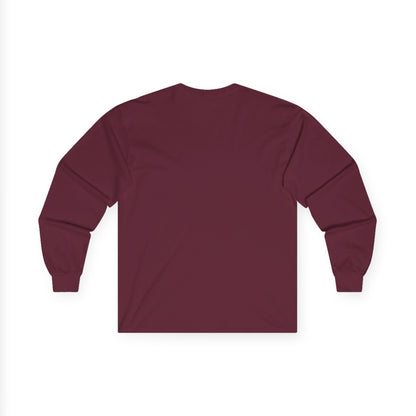 Heraldic Crest Long Sleeve Tee — 'Skin and Skull Co.' Gothic Emblem