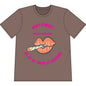 Don't Forget: Pass It Around T-Shirt — Retro Lips Joint Graphic Tee