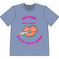 Don't Forget: Pass It Around T-Shirt — Retro Lips Joint Graphic Tee