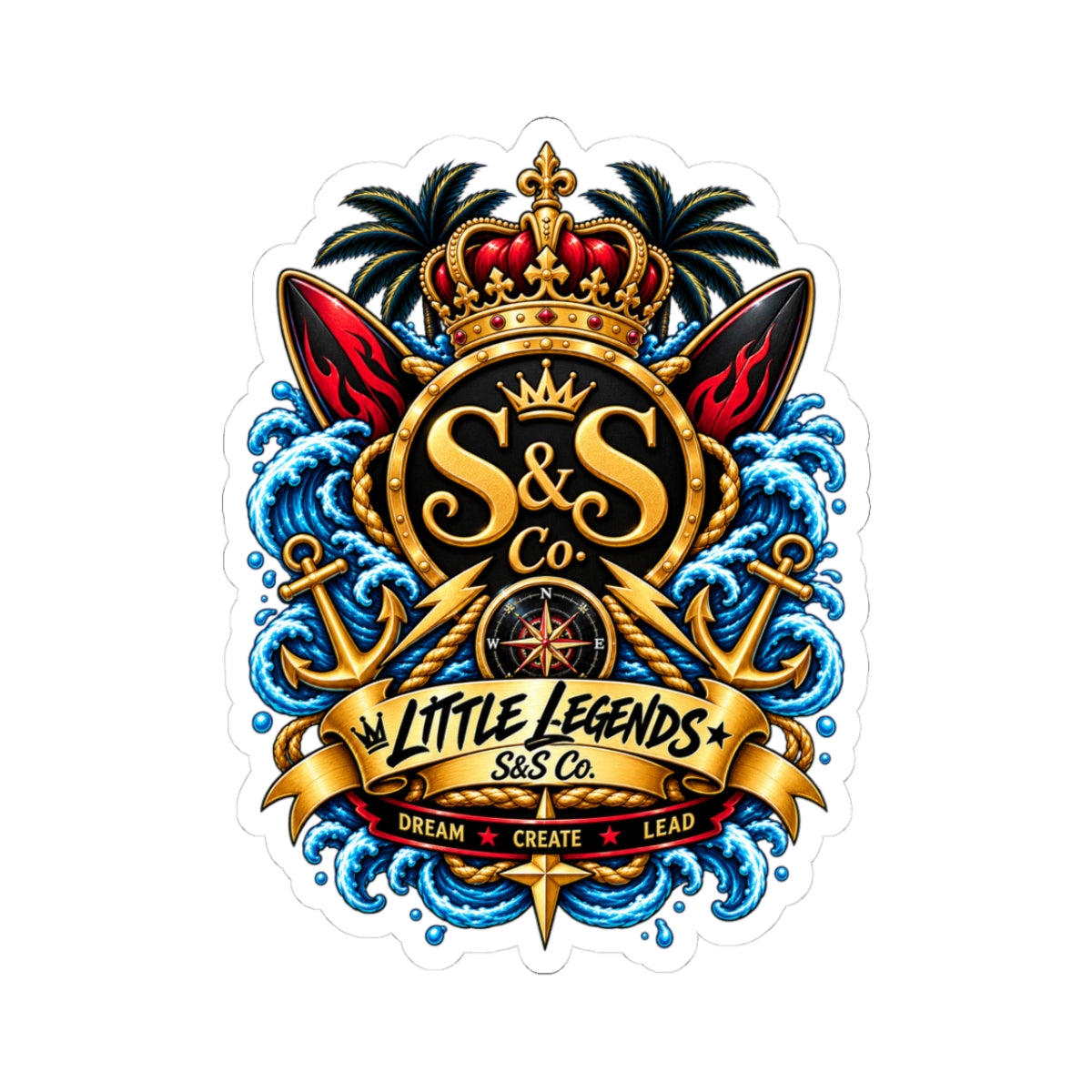 Little Legends Sea Logo Sticker